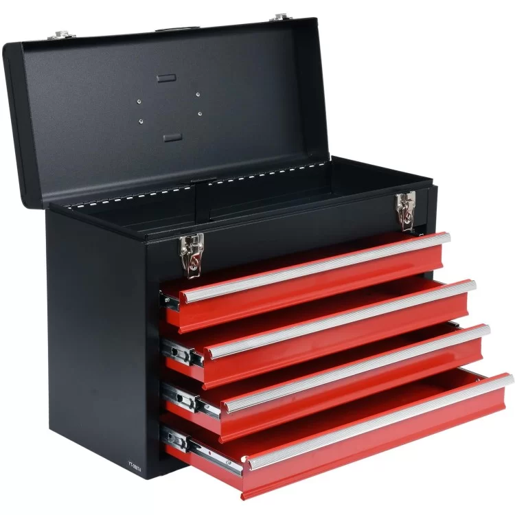 в продажу Ящик для інструментів металевий Yato з 4-ма ящиками, 218 х 360 х 520 мм - YT-08874 - фото 3