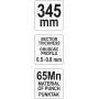 Просекатель для металлических профилей 345 мм, профиль 0,5 - 0,8 YATO - YT-5131
