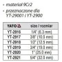 Клупп, для нарезки резьбы на трубах 1/2" YATO - YT-2918