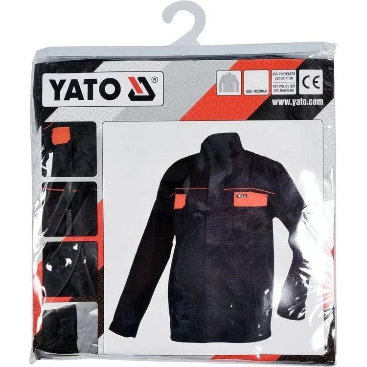 Куртка рабочая YATO, размер M, 65% полиэстер, 35% хлопок - YT-80901 інструкція - картинка 6