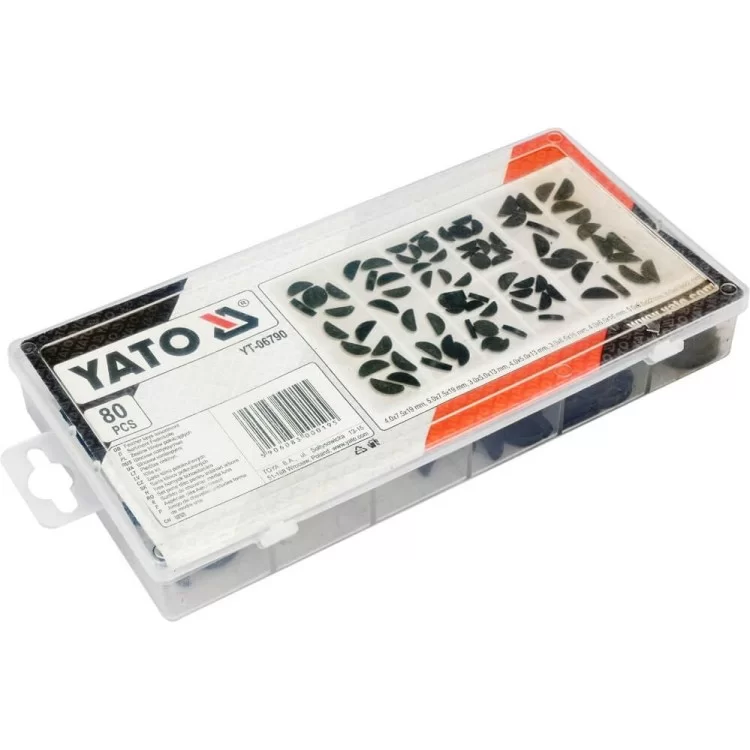 в продаже Шпонки полукруглые различных размеров YATO, наб. 80 шт - YT-06790 - фото 3