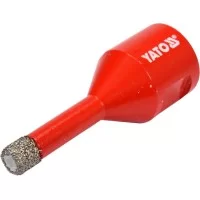 Свердло з кераміки та гресу в сухий. та мокр. режимах Yato 8 мм, з алмазною кромкою, гвинтове кріплення М14 - YT-60442