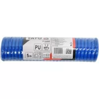 Шланг пневматичний спіральний Yato діаметр 5.5/8 мм 12 Bar поліуретан 5 м (YT-24201)