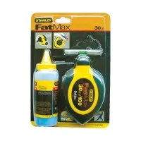 Комплект разметочный: шнур разметочный в корпусе FATMAX 30 м, меловой порошок, подвесной уровень STANLEY - 0-47-681